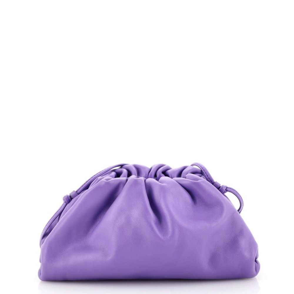 Bottega Veneta The Pouch Leather Mini Purple - Picture 3 of 6